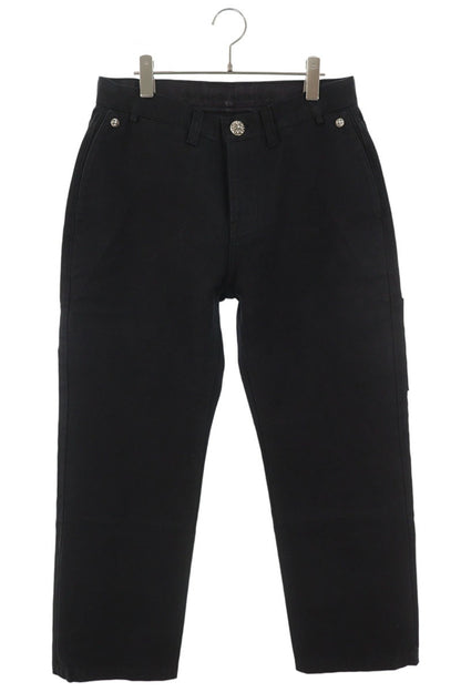 Chrome Hearts Carpenter Cemetery Patch Leather Pants Size 31