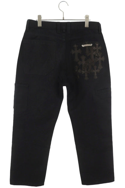 Chrome Hearts Carpenter Cemetery Patch Leather Pants Size 31