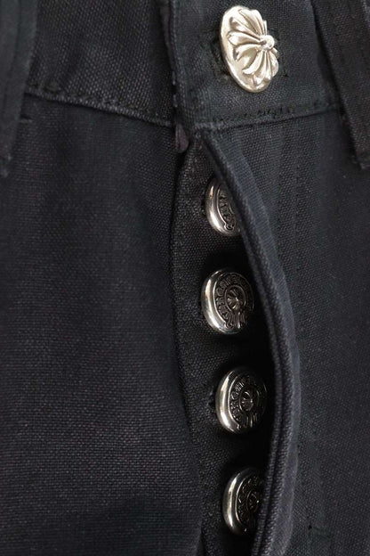 Chrome Hearts Carpenter Cemetery Patch Leather Pants Size 31