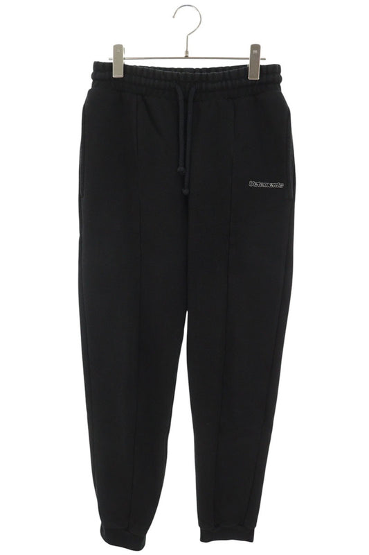 VETEMENTS Logo Embroidery Cotton Blend Sweatpants Size S