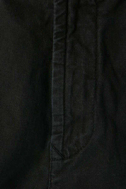STONEISLAND Patch Logo Cotton Cargo Pants Black Size 30