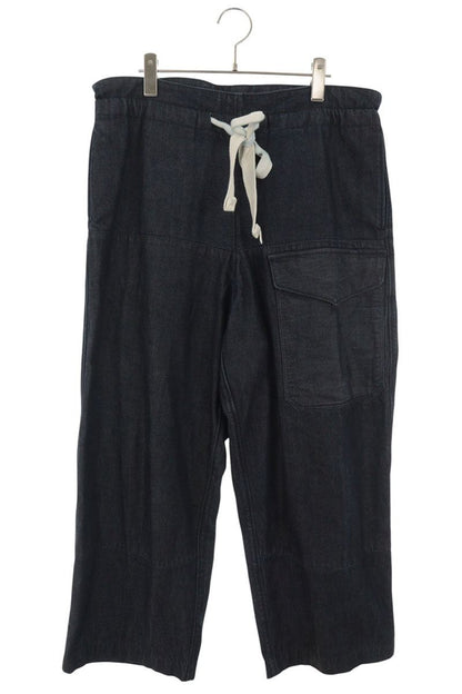 SUS-SOUS Waist Cord Denim Trousers Indigo Size 7