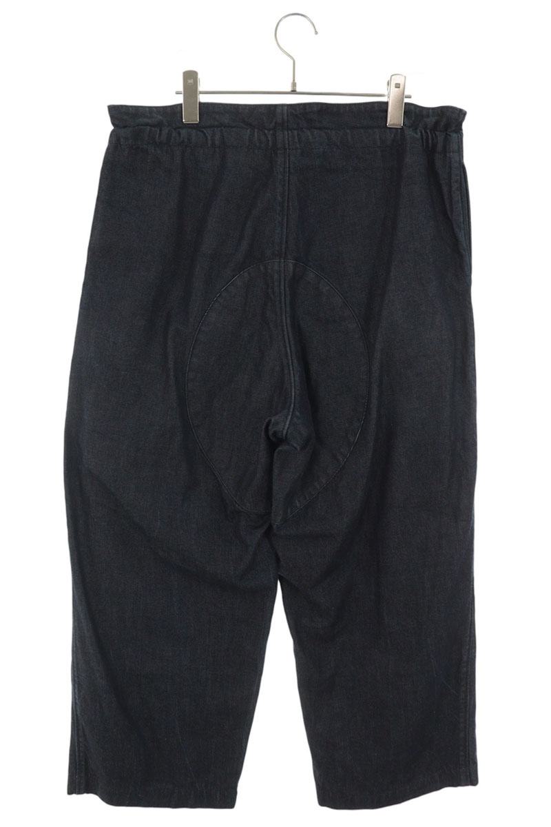 SUS-SOUS Waist Cord Denim Trousers Indigo Size 7