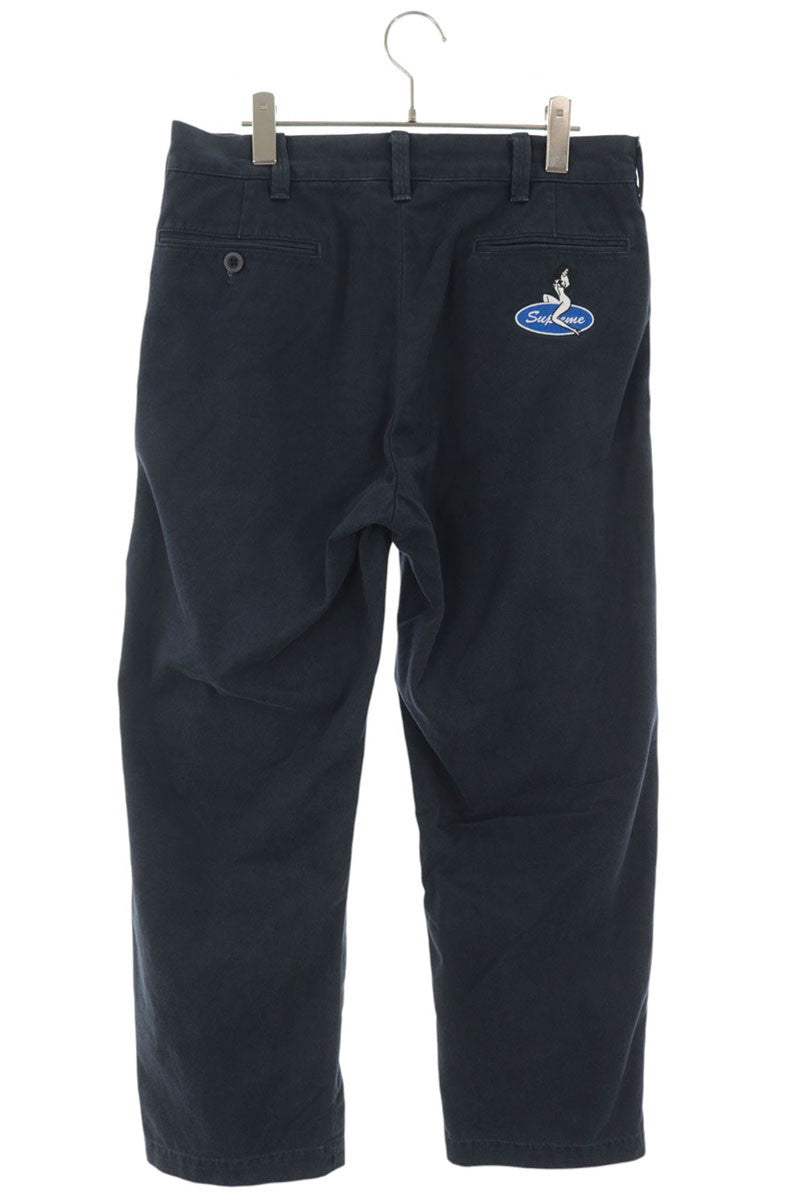 SUPREME 25SS Navy Cotton Chino Pants Size 30