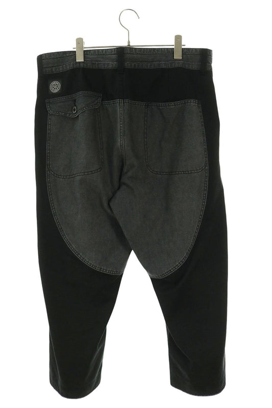 Porter Classic SOFT WEAPON WIDE PANT Black/Gray Size L