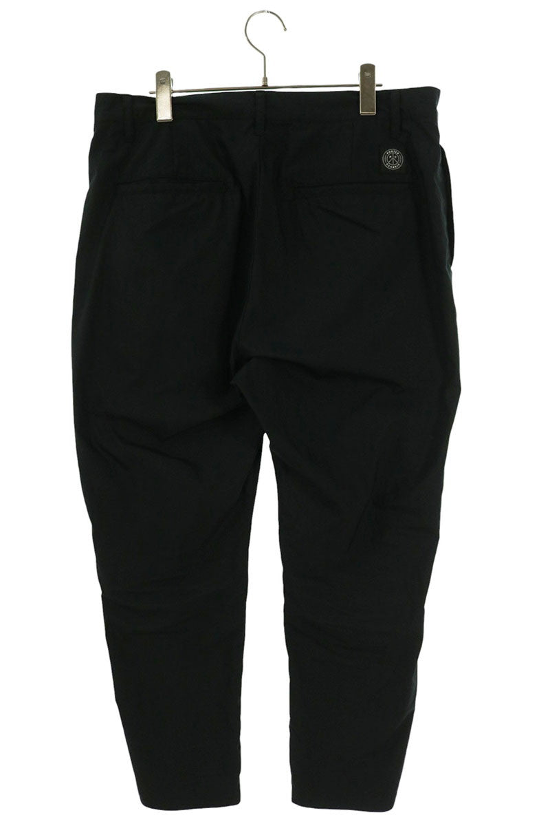 Porter Classic POPLIN ASTAIRE PANTS Black Pleated Size L