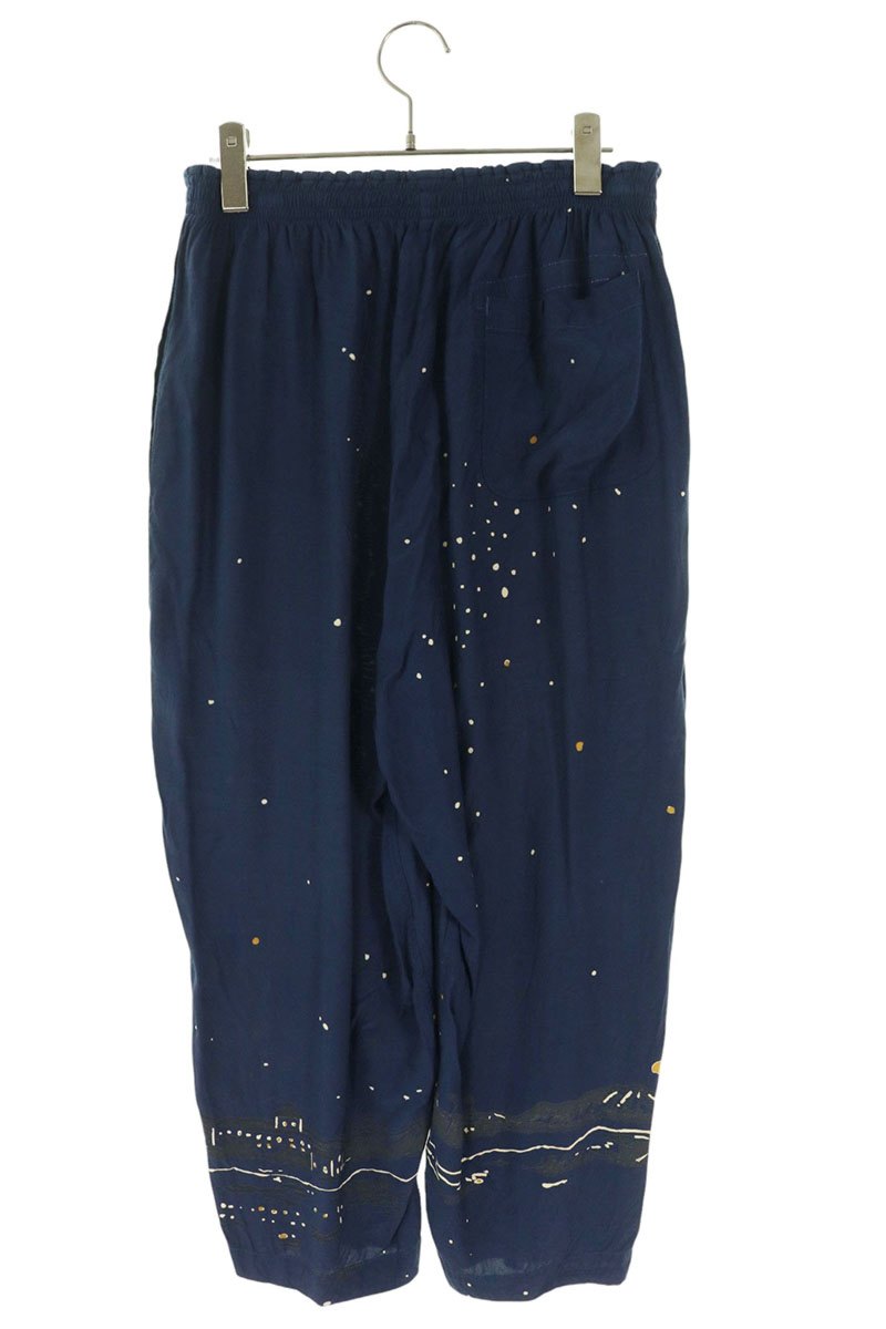 Porter Classic HONOLULU MOON NIGHT ALOHA PANTS Navy Size M