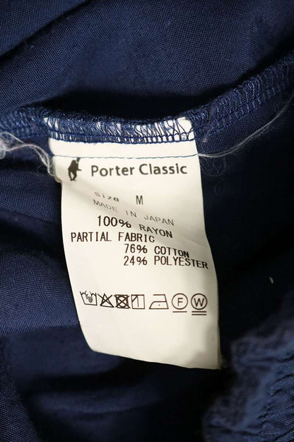 Porter Classic HONOLULU MOON NIGHT ALOHA PANTS Navy Size M