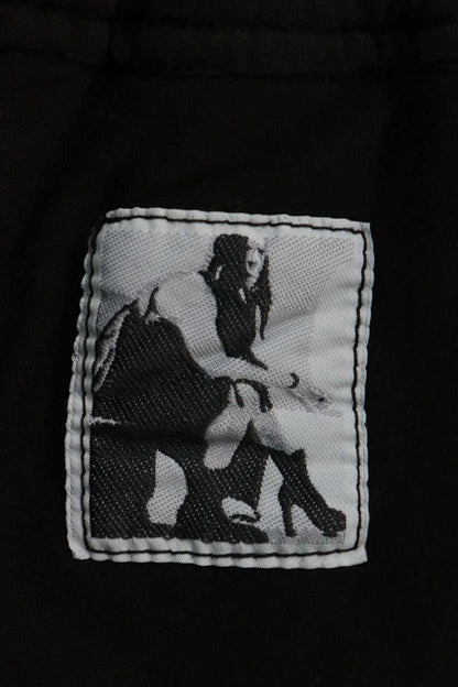 DRKSHDW 26SS Prisoner Drawstring Cotton Pants Black Size S