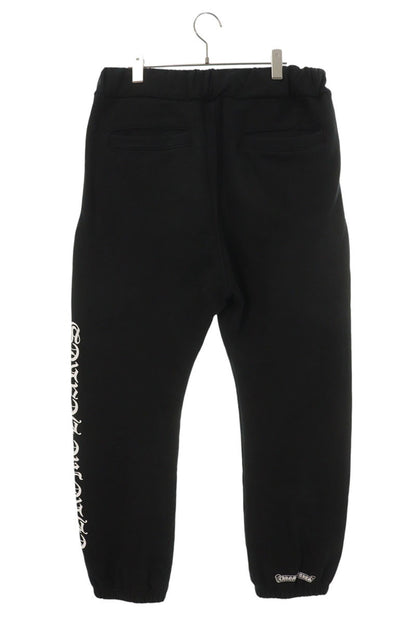Chrome Hearts Side Logo Print Sweatpants Black/White Size M