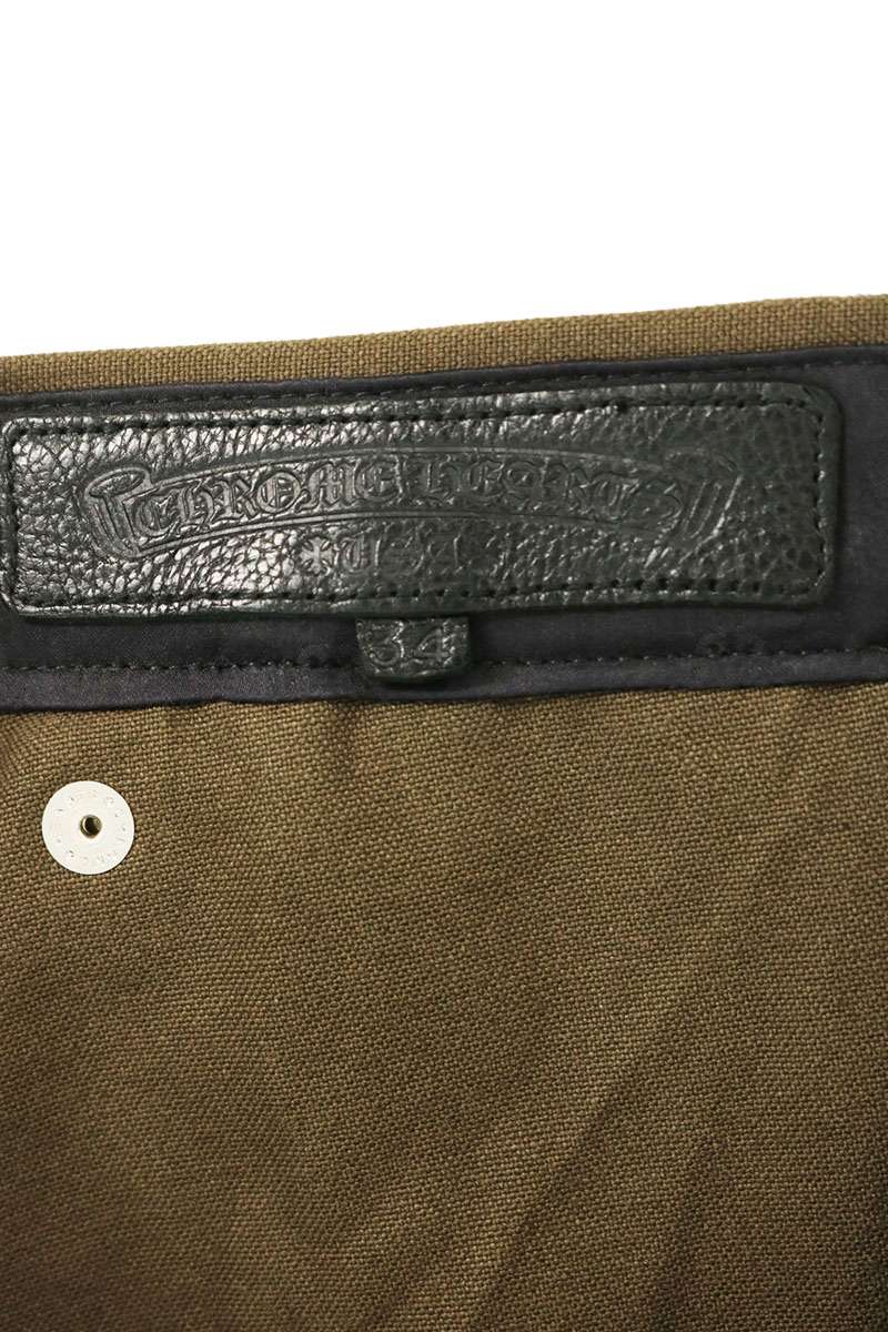 Chrome Hearts Carpenter Cemetery Patch Pants Brown Size 34
