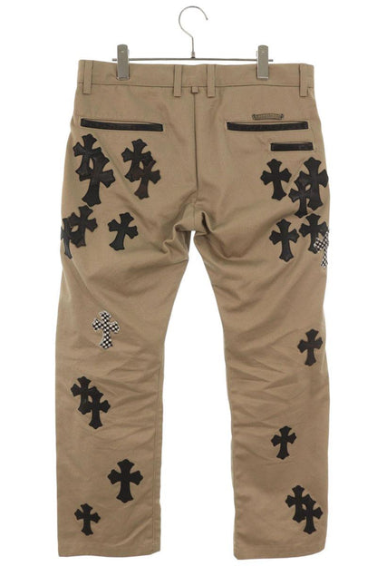 Chrome Hearts Leather Cross Patch Chinos Multi Size 33
