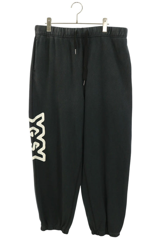 GOD SELECTION XXX 26SS Logo Print Sweatpants Black Size XL