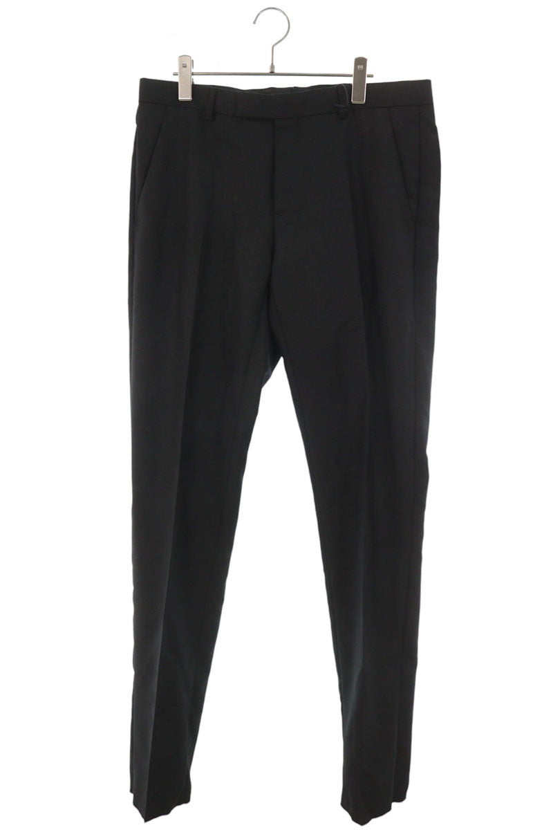 Dior HOMME Wool Mohair Trousers Black Size 50