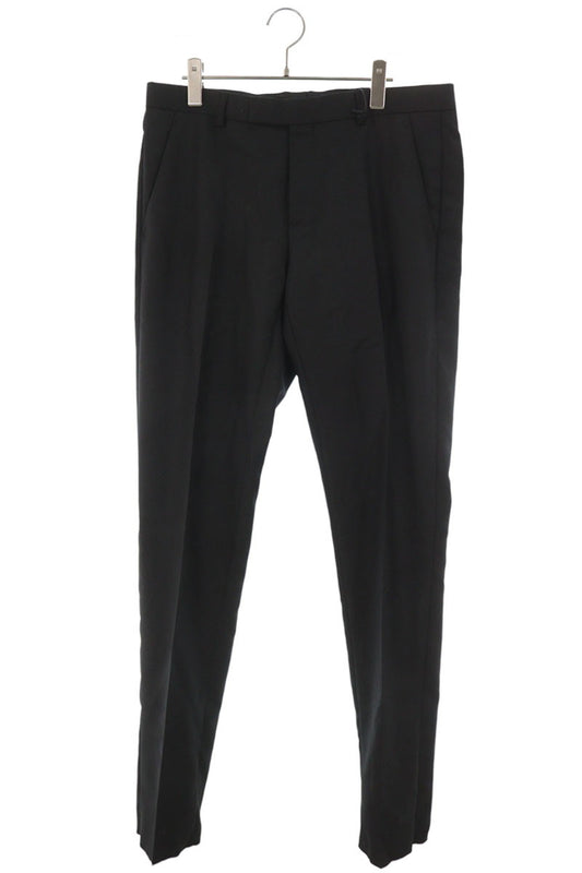 Dior HOMME Wool Mohair Trousers Black Size 50