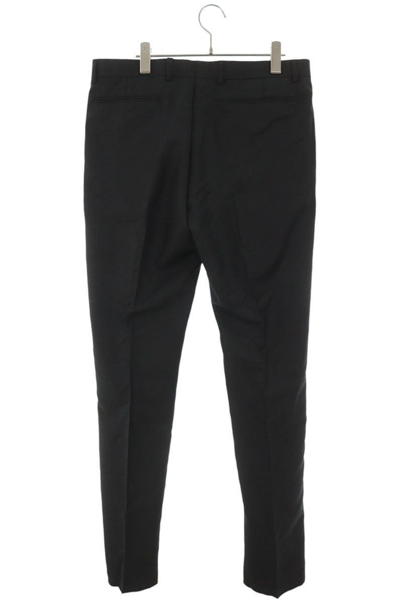 Dior HOMME Wool Mohair Trousers Black Size 50