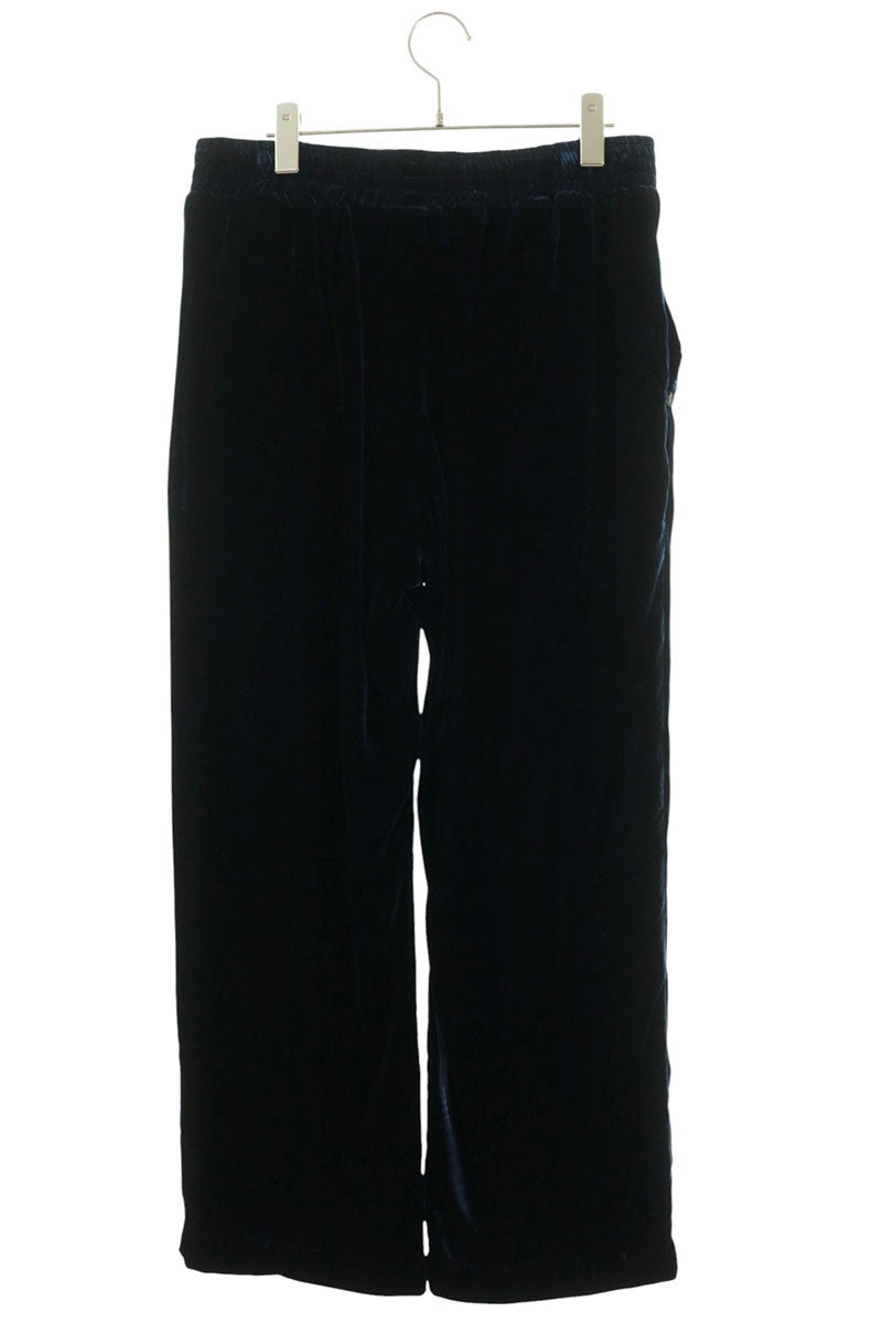 Chrome Hearts Velvet Tracksuit Pants Navy Size L