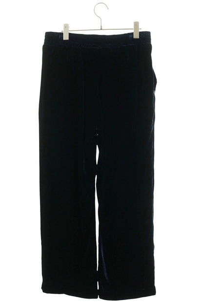 Chrome Hearts Velvet Tracksuit Pants Navy Size L