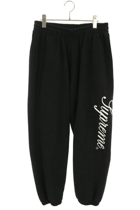 SUPREME Raised Script Sweatpants Black Size M