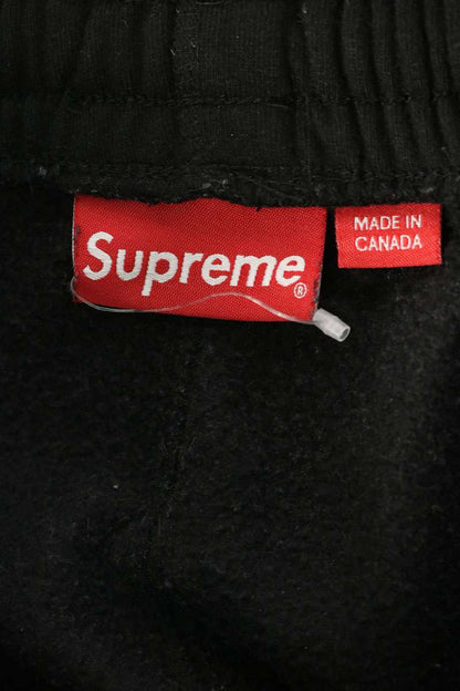 SUPREME Raised Script Sweatpants Black Size M