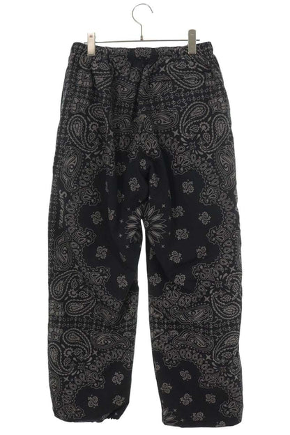 SUPREME 26SS Reflective Bandana Track Pants Black Size S