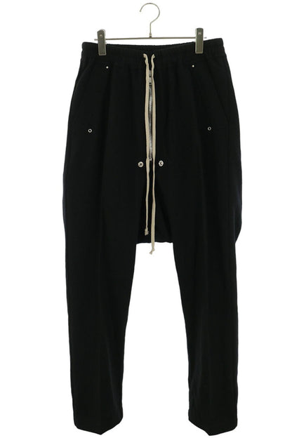 Rick Owens Drawstring Bella Wool Blend Pants Black Size 48