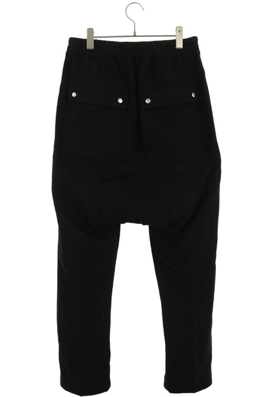 Rick Owens Drawstring Bella Wool Blend Pants Black Size 48
