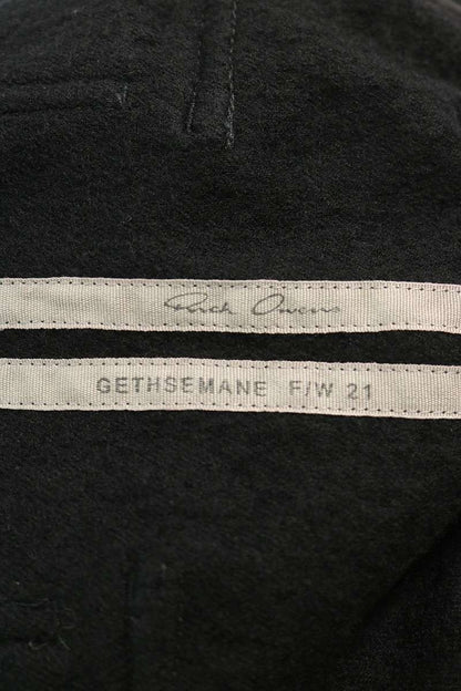 Rick Owens Drawstring Bella Wool Blend Pants Black Size 48