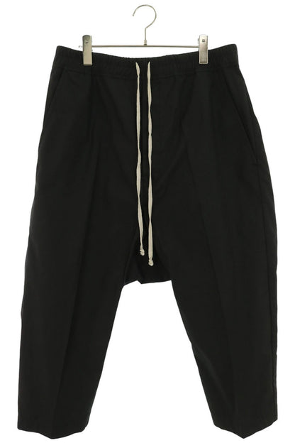 Rick Owens Drawstring Sarouel Polyester Pants Black Size 50