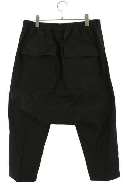 Rick Owens Drawstring Sarouel Polyester Pants Black Size 50
