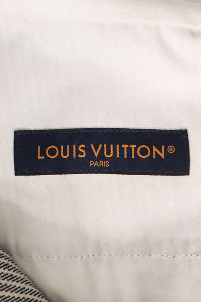 LOUISVUITTON Hickory Damier Denim Jeans Navy Pants Size 32
