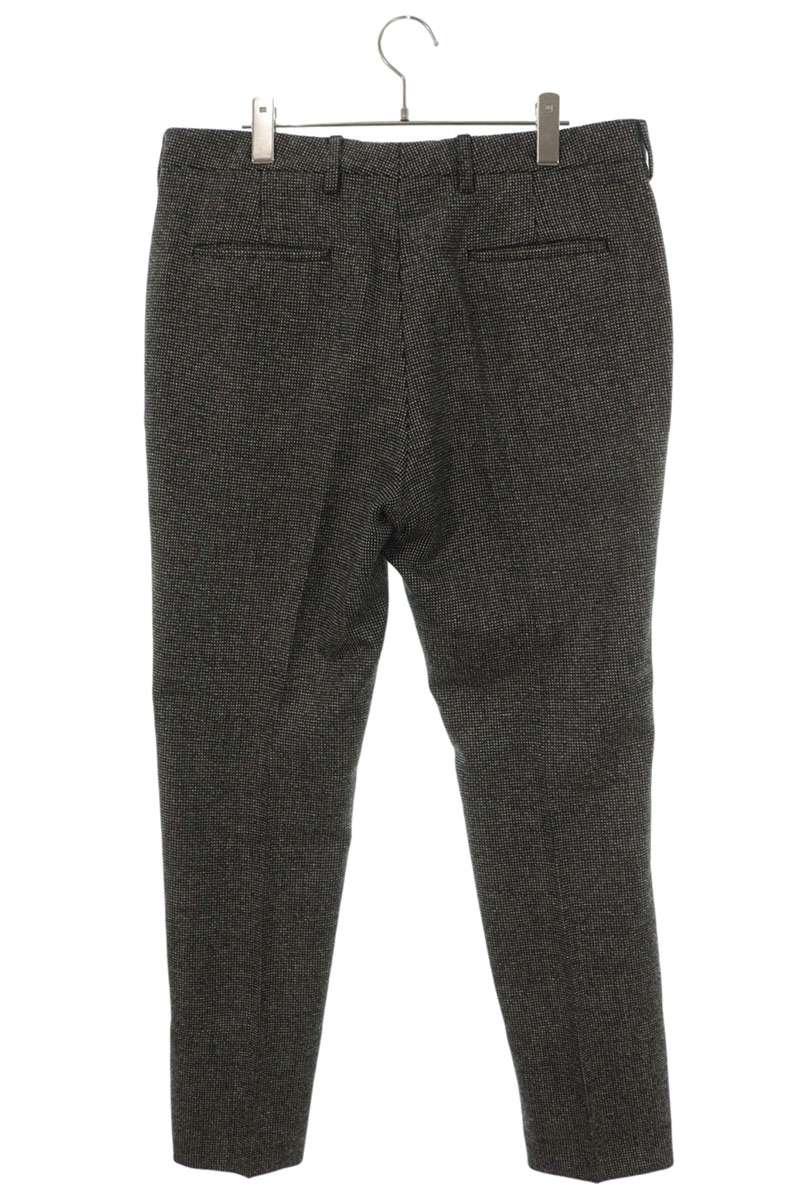 SAINT LAURENT PARIS Tweed Wool Pants Gray Size 50