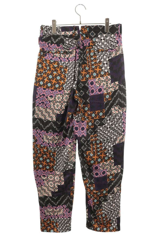 TANAKA Patchwork Silk Trousers Multi Size 29
