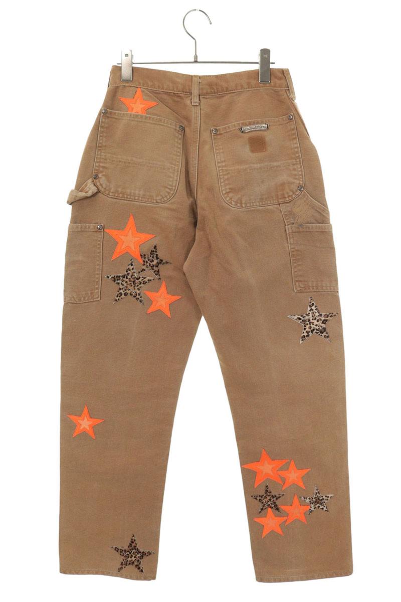Chrome Hearts VNTG CAHRTT DBL KNEE Star Patch Pants Size 28