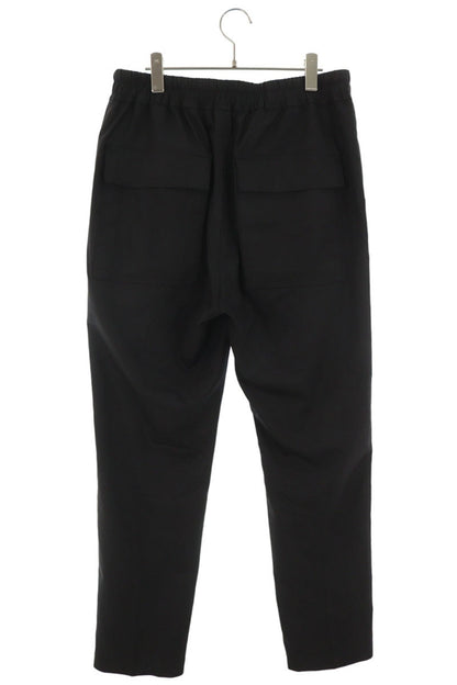 Rick Owens Drawstring Slim Wool Blend Pants Black Size 52