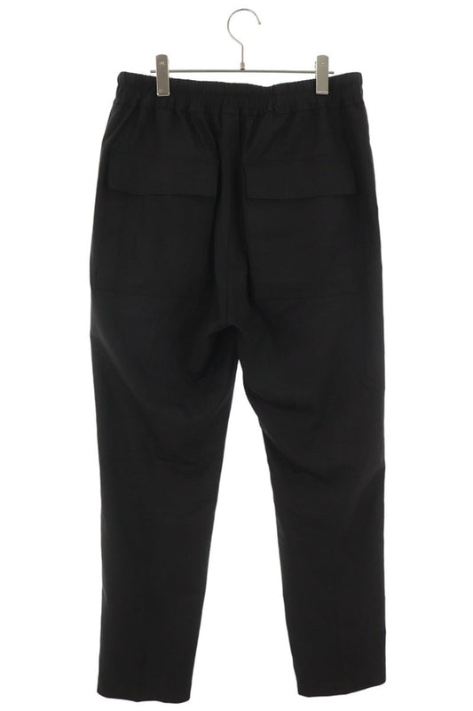 Rick Owens Drawstring Slim Wool Blend Pants Black Size 52
