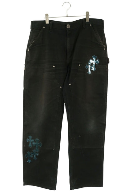 Chrome Hearts Carpenter Double Knee Pants Black Size 36