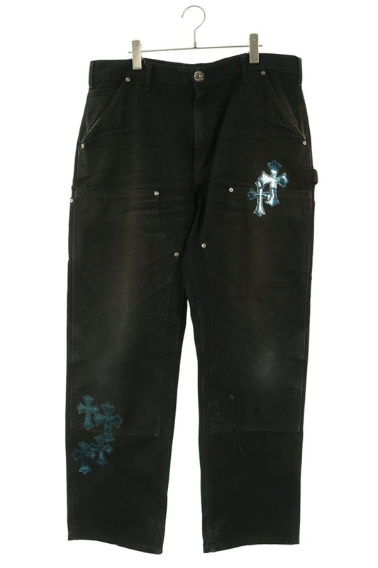 Chrome Hearts Carpenter Double Knee Pants Black Size 36
