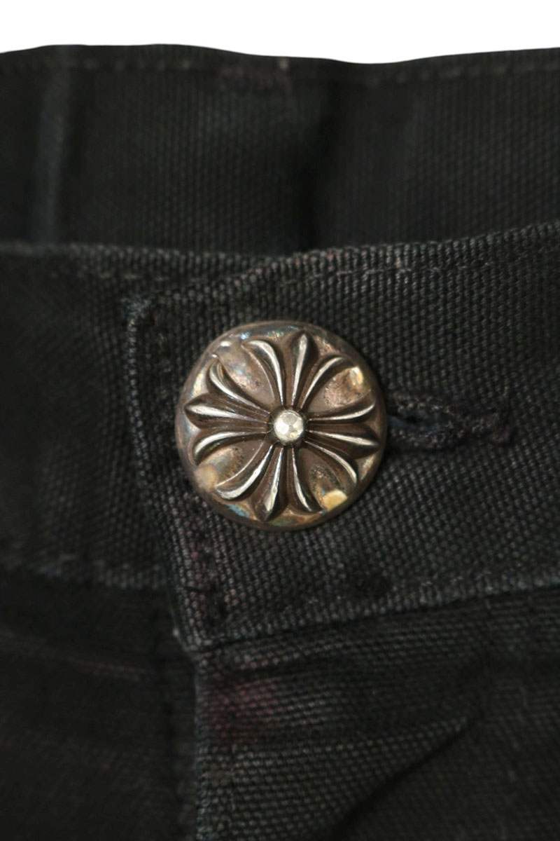 Chrome Hearts Carpenter Double Knee Pants Black Size 36