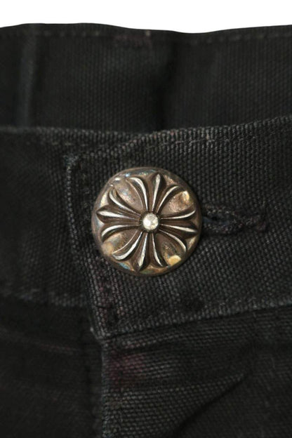 Chrome Hearts Carpenter Double Knee Pants Black Size 36