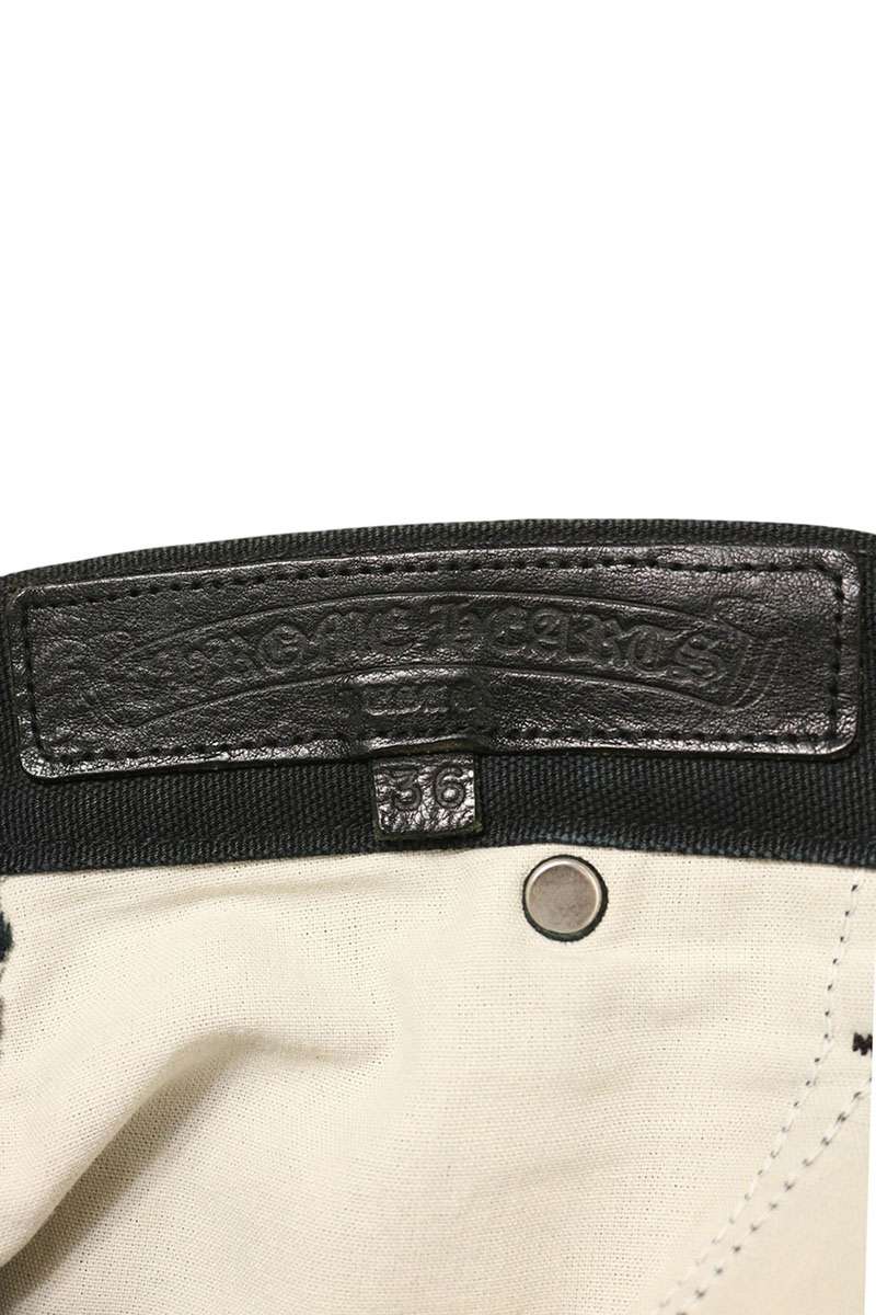 Chrome Hearts Carpenter Double Knee Pants Black Size 36