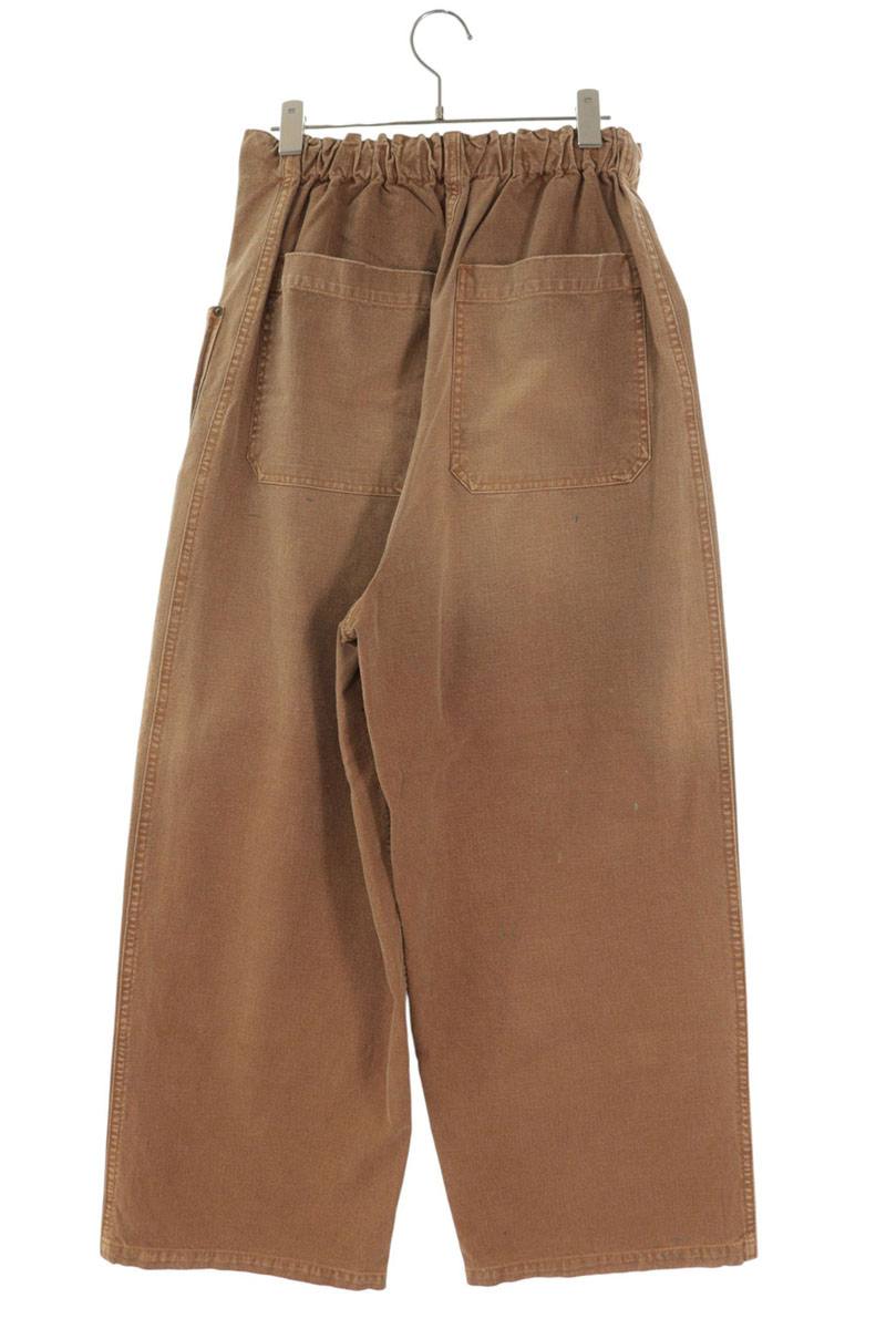 KAPITAL Banana Patchwork Double Knee Pants Brown Size 2