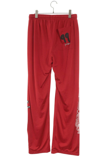 Chrome Hearts Red CH Print Mesh Varsity Pants Size L