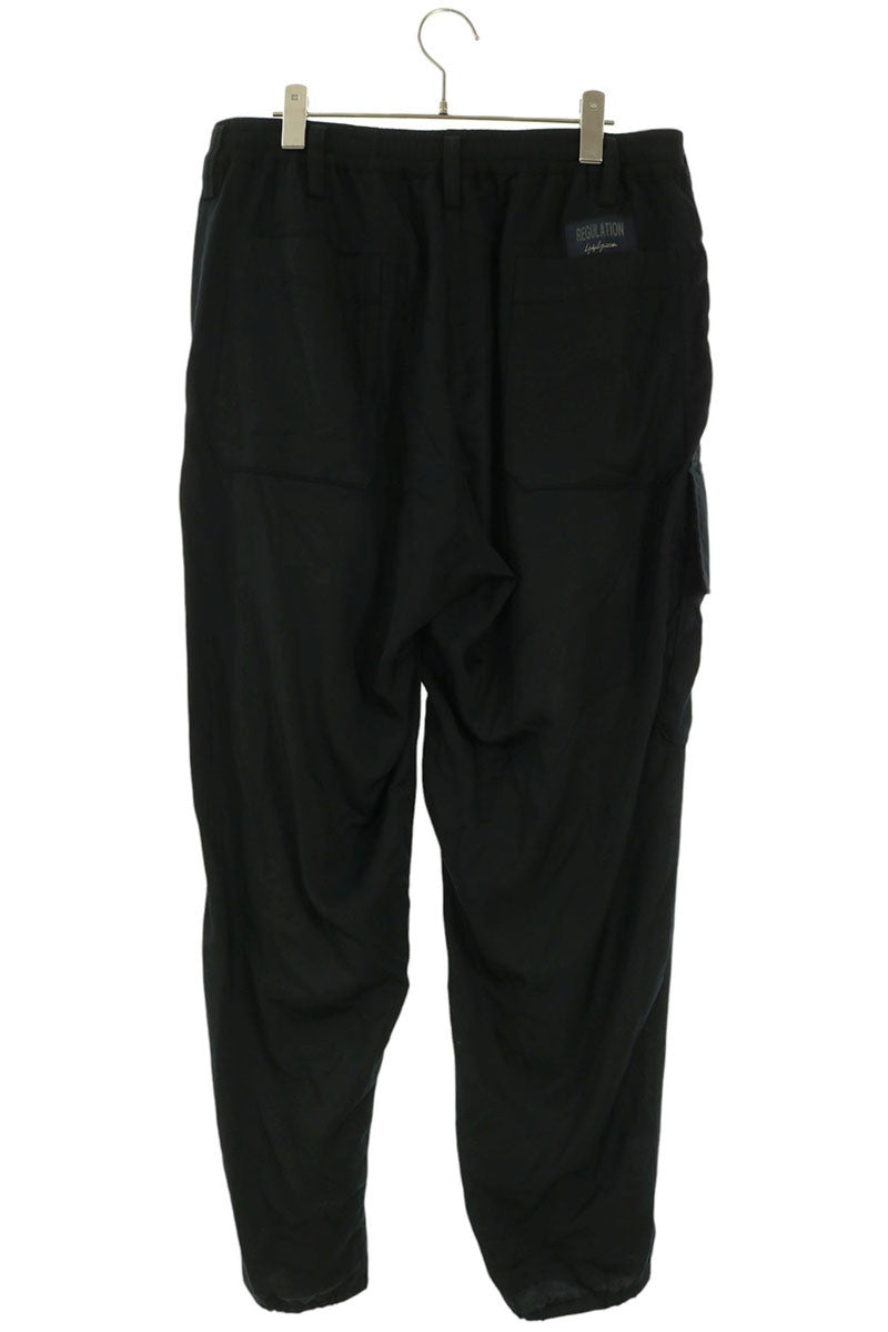 REGULATION Yohji Yamamoto Drawstring Pants Black Size 3