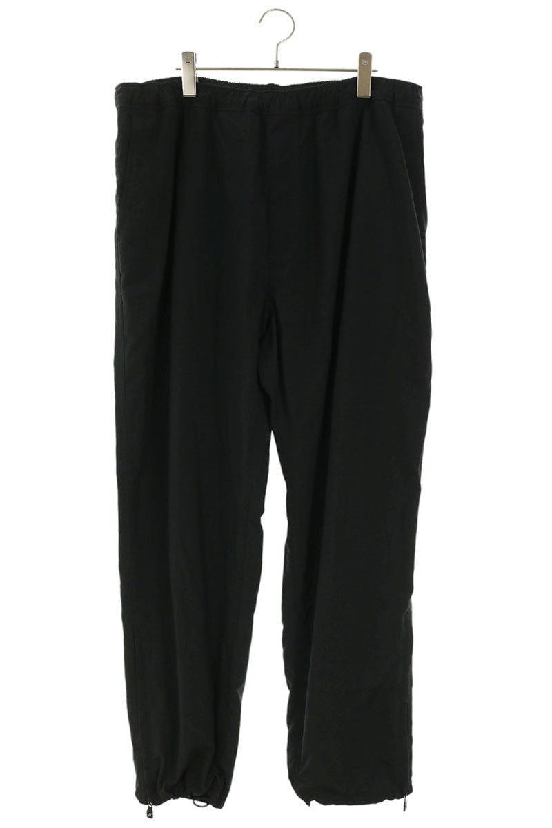 LOUISVUITTON 26AW Black Nylon Drawstring Pants Size 58