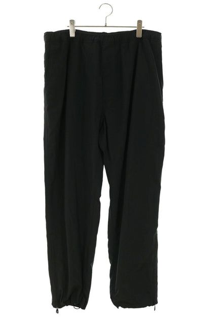LOUISVUITTON 26AW Black Nylon Drawstring Pants Size 58