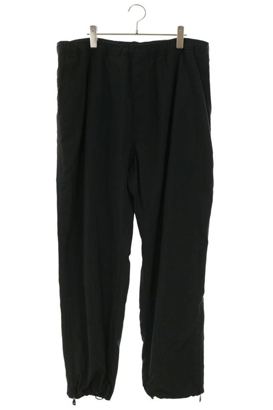 LOUISVUITTON 26AW Black Nylon Drawstring Pants Size 58