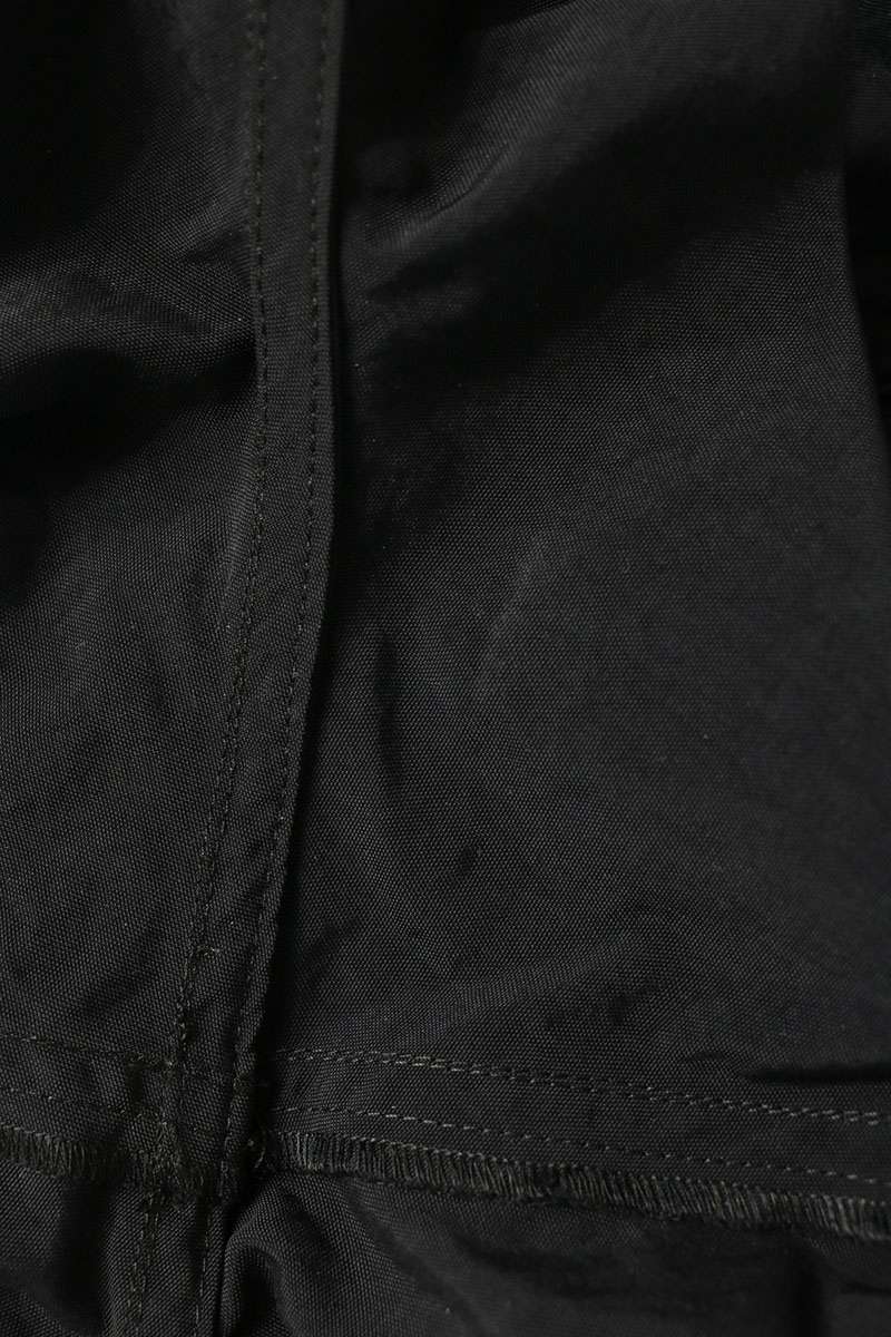 LOUISVUITTON 26AW Black Nylon Drawstring Pants Size 58