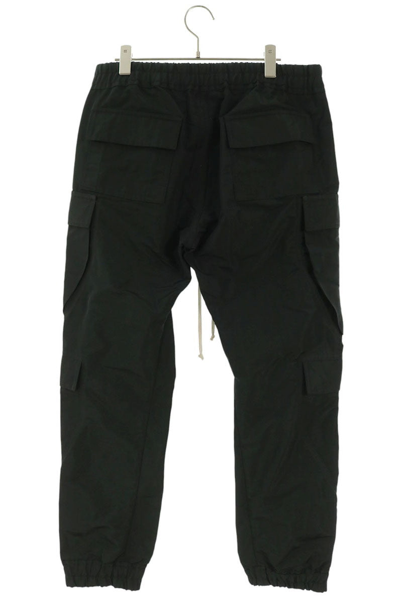 Rick Owens 24SS Black Mastodon Mega Cargo Pants Size 50