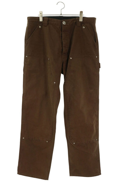Chrome Hearts Brown Carpenter Double Knee Pants Size 34